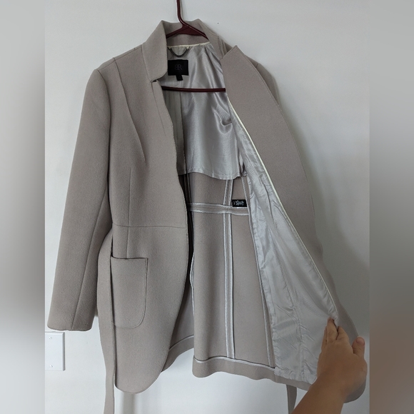 Banana Republic Double Faced Wool Tie Coat - Picture 5 of 6